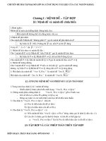 chuyên đề đại số lớp 10