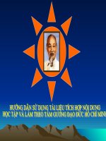 Tích hợp Đạo đức Hồ Chí Minh trong môn GDCD