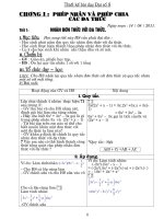 Giao an dai so 8 2011-2012