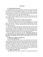 Giải quyết việc làm và bảo đảm đời sống cho người lao động sau khi bị thu hồi đất trong quá trình công nghiệp hóa, đô thị hóa ở tỉnh nghệ an