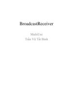 hưỡng dẫn lập trình android căn bản tiếng việt phần 4: broadcast recevier