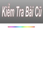 bài giảng các loại quang phổ hay