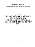 Tập huấn (Đổi mới DG KQHT của HS môn GDCD)