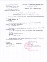 Thông báo Hiệu trưởng tham dự Hội nghị