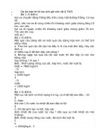 các bài toán ôn thi học sinh giỏi môn vật lý thcs