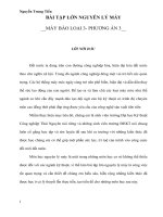 Phân tích động học cơ cấu chính máy bào loại 3 phương án 3