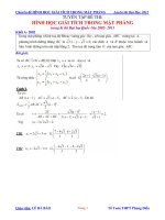 Giải đề thi HÌNH HỌC OXY