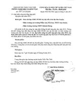 Tập huấn công tác tổng hợp phổ cập giáo dục 2011