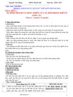 Giáo án sử 7 chuẩn