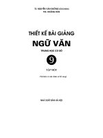Thiết kế bài giảng Văn 9 tập 1