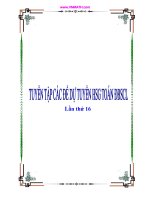 đề thi hsg toán khu vực ĐBSCL