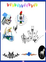 Hoa tiet trang tri bai giang