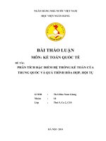 PHÂN TÍCH ĐẶC ĐIỂM HỆ THỐNG KẾ TOÁN CỦA TRUNG QUỐC VÀ QUÁ TRÌNH HÒA HỢP, HỘI TỤ