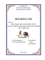đề tài thực trạng kê toán mua sắm tscđ tại đài phát thanh và truyền hình thừa thiên huế 2