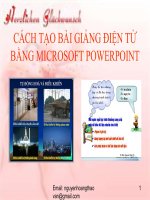 cách tạo bài giảng từ powerpoint