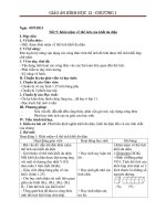 Giáo án hình học 12 chương 1 bài 3 khái niệm về thể tích của khối đa diện