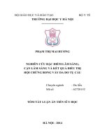 nghiên cứu đặc điểm lâm sàng, cận lâm sàng và kết quả điều trị hội chứng bong vảy da do tụ cầu