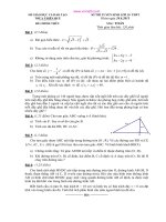 Đề và ĐA Tuyển sinh lớp 10 TTH