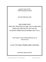 một số biện pháp phát huy tính tích cực học tập của học sinh trong dạy học bài tác gia nam cao ở chương trình sách giáo khoa ngữ văn 11