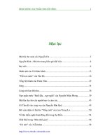 Lời bình- những tác phẩm nổi tiếng ( sưu tầm )