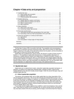 Principles of GIS chapter 4 data entry and preparation