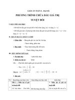 giáo án đại số 8 chương 4 bài 5 phương trình chứa dấu giá trị tuyệt đối