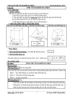 Chuyên đề THỂ TÍCH KHỐI ĐA DIỆN (bản 1.0)...