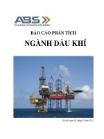 Phân tích ngành dầu khí