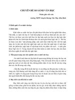 Báo cáo chuyên đề so sánh văn học