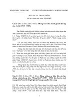 ĐA Đề thi ĐH Sử khối C 2002