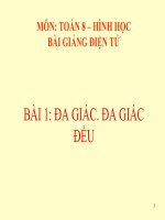 bài giảng hình học 8 chương 2 bài 1 đa giác. đa giác đều