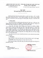 Thư mời hội nghị tổng kết năm học 2010-2011