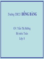 Hình học 8 - Trường hợp đồng dạng thứ 3