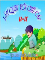 Bé làm quen chữ u_ư