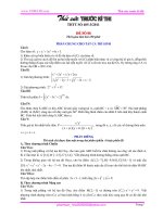thử sức trước kỳ thi đề số 6 năm 2011