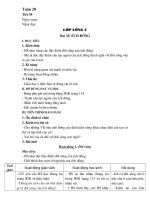 GA SINH HỌC 7 HKII 2011- 2012 (4 CỘT)