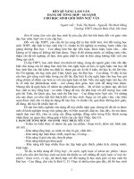 Báo cáo rèn kĩ năng làm Văn