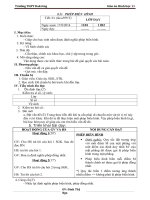 Giáo án Hình hoc 11 chương 1 ban cơ bản