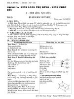 Giao an Hinh hoc 8 - Chuong IV - dung luon