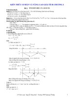 Hương dẫn HS 12 ôn tập môn toán Kỳ I ( very good)
