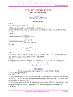 thử sức trước kỳ thi đề 1,2,3 năm 2011 trên báo THTT