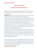 de thi tuyen dung vao ngan hang quan doi