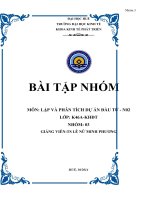 lập và phân tích dự án đầu tư - n02