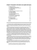 Principles of GIS chapter 2 geographic information and spatial data types