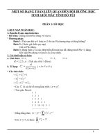 Các Dạng Toán BD HSG MTBT