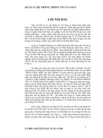 quản lý hệ thống thông tin của công ty cổ phần thông tin và thẩm định giá miền nam (sivc)