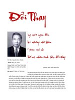 DOI THAY THE SU NHAN TINH