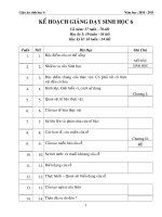 Giao an Sinh 6 - Ca nam