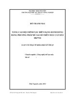 nâng cao độ chính xác biến dạng bánh răng bằng phương pháp bù sai số trên máy cắt dây dk7732