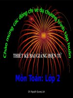 Bài giảng điện tử: Toán 2_ Số hạng - Tổng